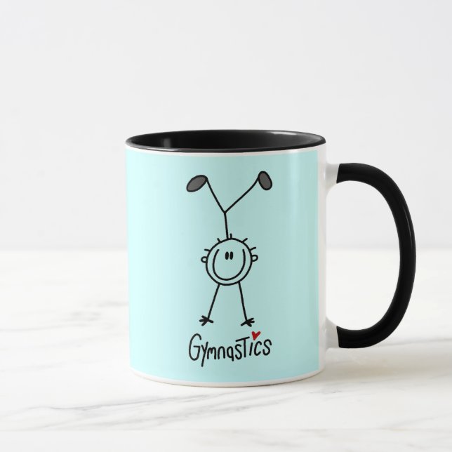Taza Figura básica camisetas y regalos del palillo de (Derecha)