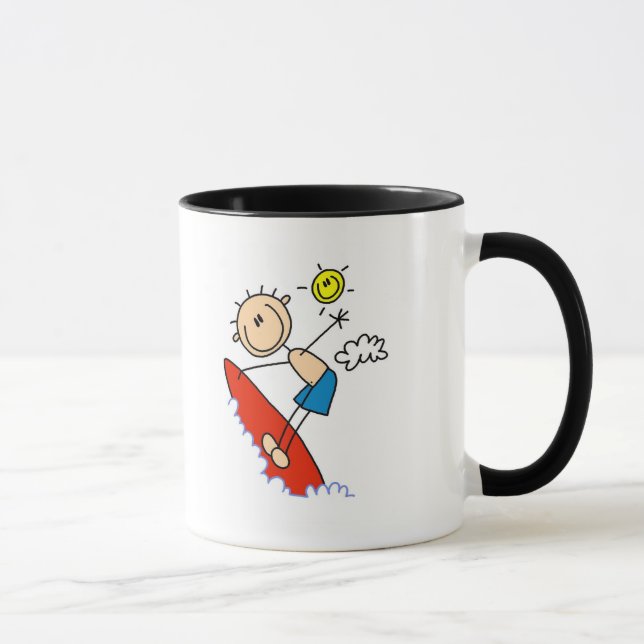 Taza Figura camisetas y regalos del palillo del (Derecha)