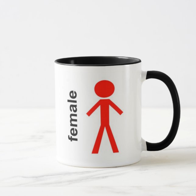 Taza Figura femenina del palillo (Derecha)