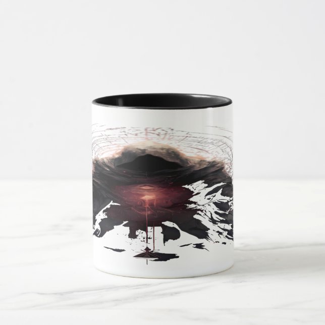 Taza Figura Oculta Arte Oscuro (Centro)