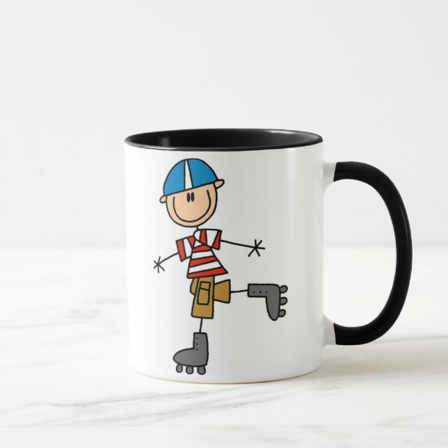 Taza Figura patinaje sobre ruedas del palillo (Derecha)