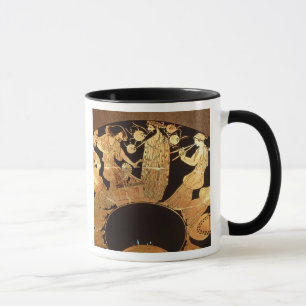 Taza Figura roja kylix del ático que representa