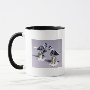Taza Figuras de Derby de los bluetits, c.1760