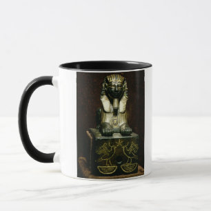 Taza Figurilla de una esfinge de rey Tuthmosis III,