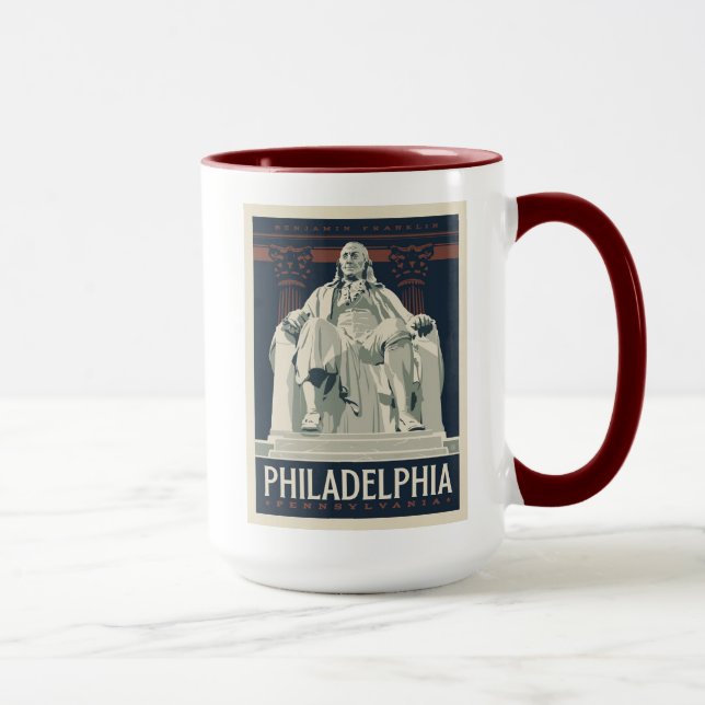 Taza Filadelfia | Instituto Benjamin Franklin (Derecha)