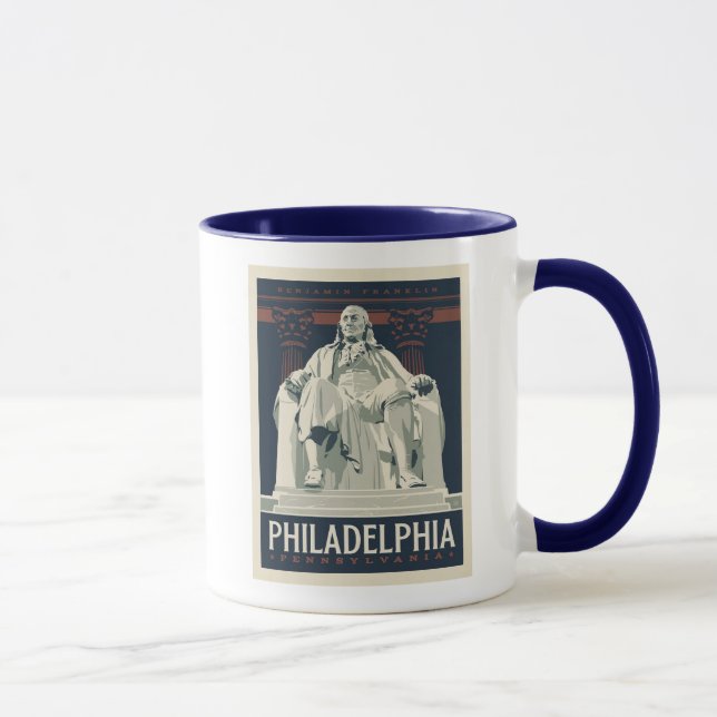 Taza Filadelfia | Instituto Benjamin Franklin (Derecha)