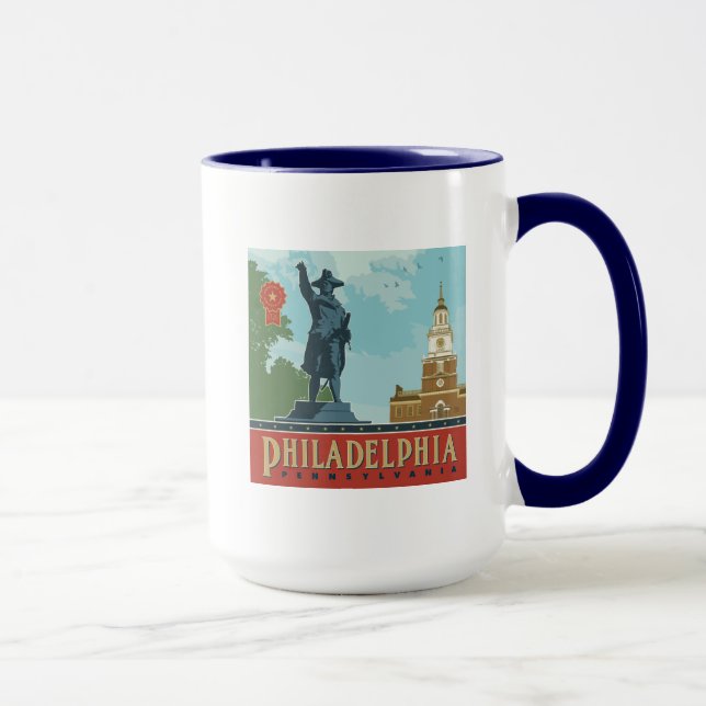 Taza Filadelfia, PA | Salón de la Independencia (Derecha)