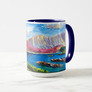 Taza Filipenses 4:13 Montaña Hawaiana de Fuerza