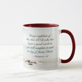 Taza Filipinas 1:6 DIOS que ha empezado un buen trabajo
