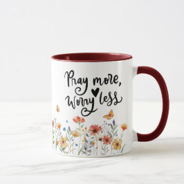 Taza Filipinas 4:6-7 Reza más Preocupación Menos Verso