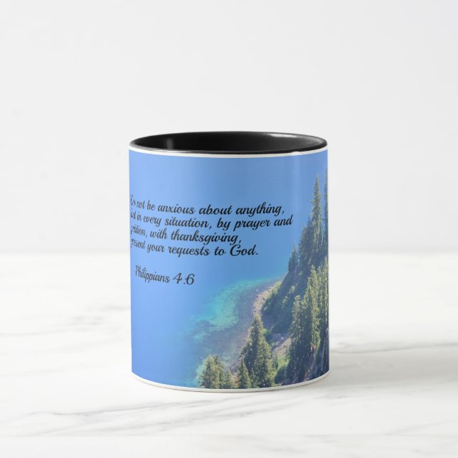 Taza Filipinas 4:6 No se preocupe por nada (Centro)