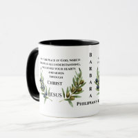 Filipinas 4:7 Paz en Dios Mug