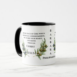 Taza Filipinas 4:7 Paz en Dios Mug