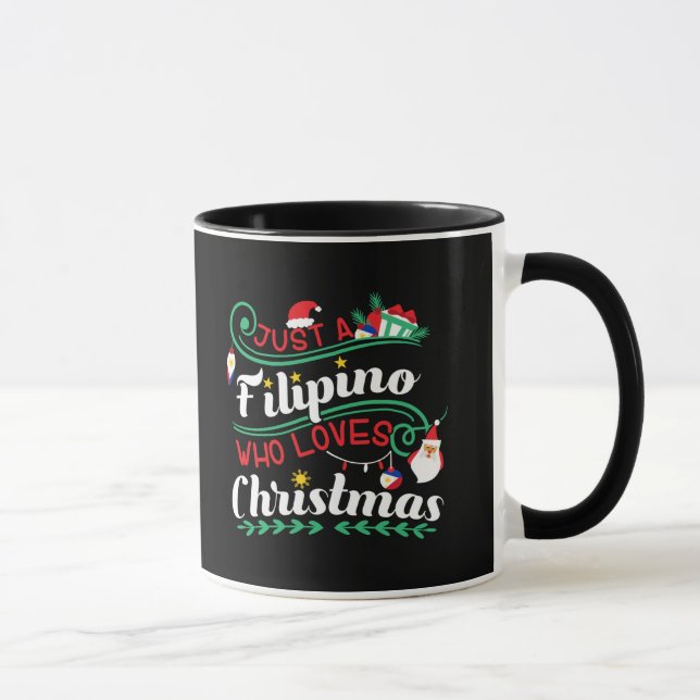 Taza Filipinas - Filipino que ama a los Navidades (Derecha)