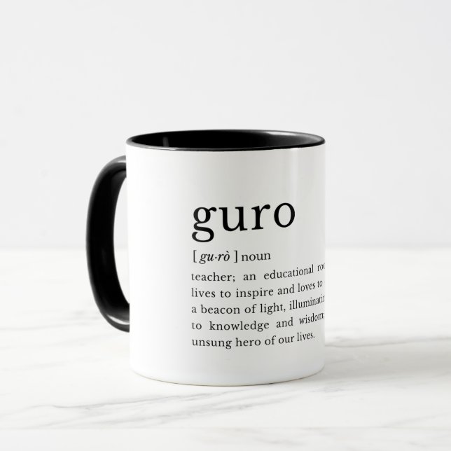 Taza Filipino Teacher Appreciation Gift Mug (Anverso izquierdo)