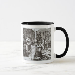 Taza Filósofos herméticos y un alquimista, de la 'mus