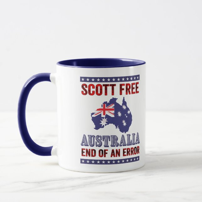 Taza Fin de error de Scott Free Australia (Izquierda)
