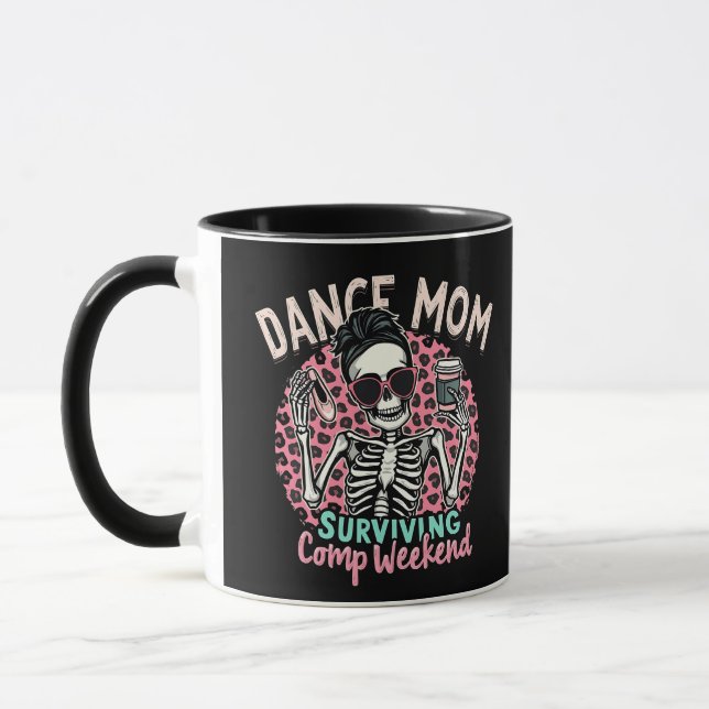 Taza Fin de semana de baile de mamá sobreviviente (Izquierda)