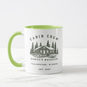 Taza Fin de semana de camping personalizado para desped