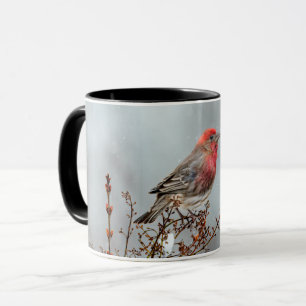 Taza Finca de casa en nieve - Fotografía original