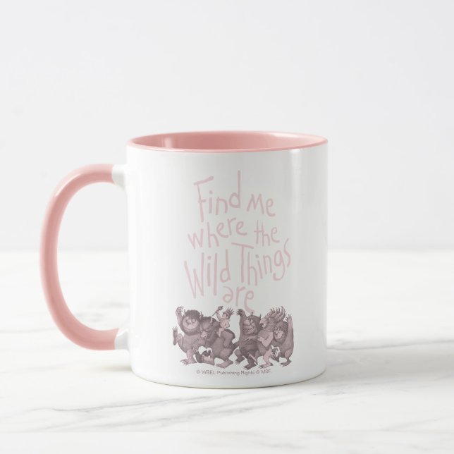 Taza Find Me Where the Wild Things Are (Izquierda)