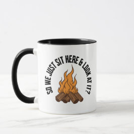 Taza Fire Cottage Campfire Heated Rivalry Joke