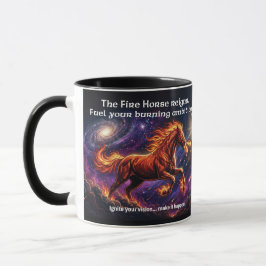 Taza Fire Horse "Burning Ambition"