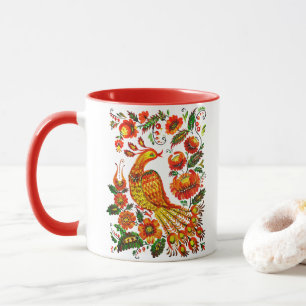 Taza Firebird del ucraniano de Petrykivka