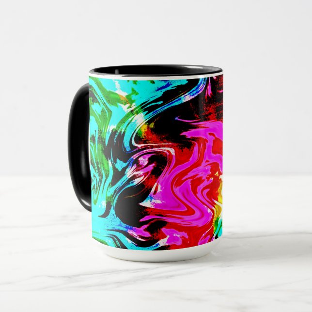 Taza Firestorm Tie Dye, Café Mug (Anverso izquierdo)