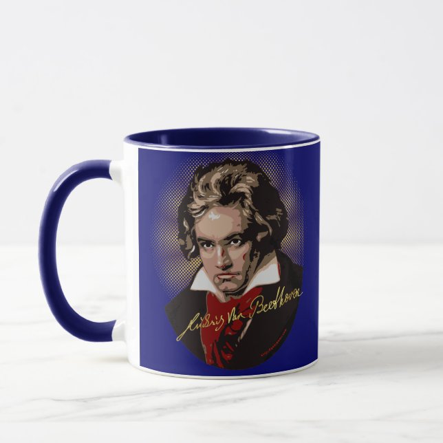 Taza Firma de Beethoven (Izquierda)
