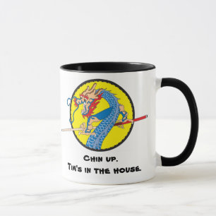 Taza firmada del dragón