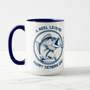 Taza Fish-A Reel Legend del Día del Padre
