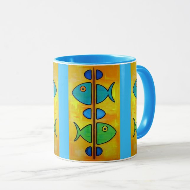 Taza fish coffee mug (Anverso derecho)