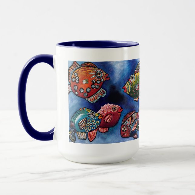 Taza Fish Family Reunion Mug (Izquierda)