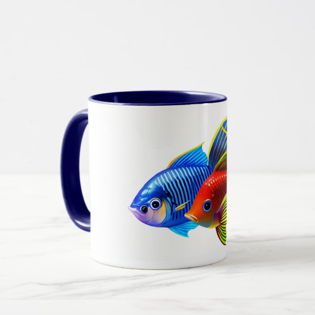 Taza Fish Friends (Anverso izquierdo)