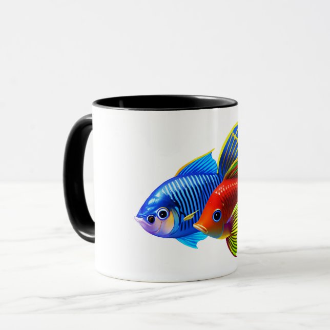 Taza Fish Friends (Anverso izquierdo)