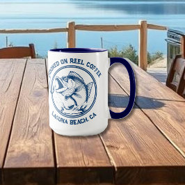 Taza Fish-Funny-Hooked on Reel Coffee