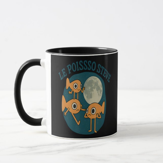 Taza Fish Le Poisson Steve Funny Fish (Izquierda)
