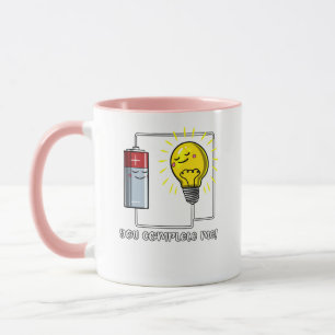 Taza Física de la ciencia me completas un Chiste gracio