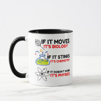 Taza FÍSICA DE LA QUÍMICA DE LA BIOLOGÍA DE LA Ciencia