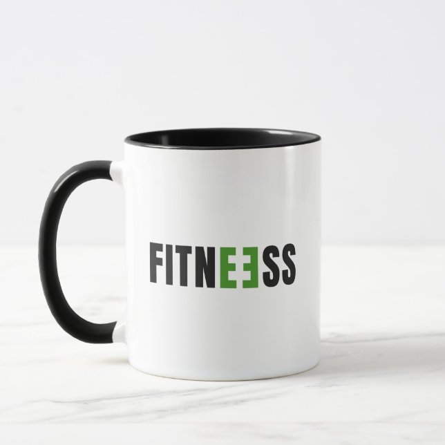Taza Fitness - Fuerte - Vida de gimnasio - Trabajando - (Izquierda)
