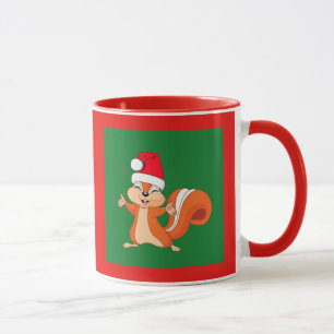 Taza Fizzy la dramática ardilla a los Navidades