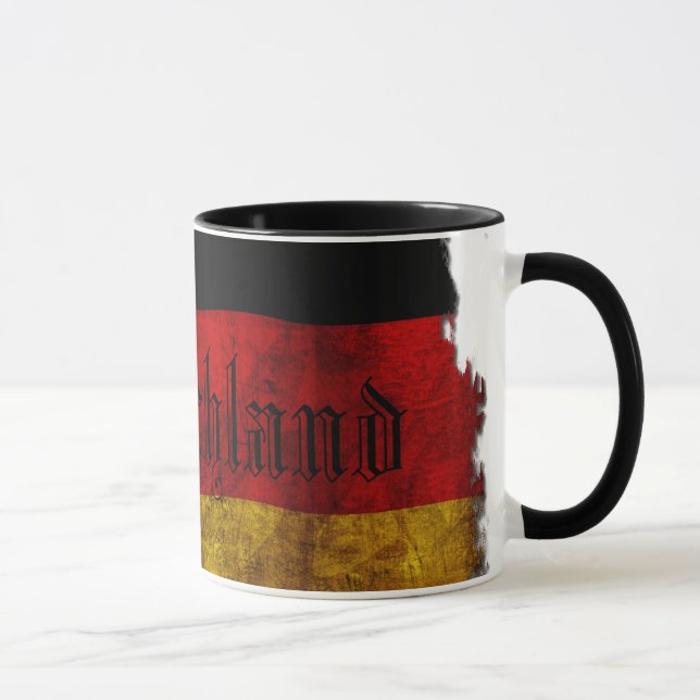 Taza Flagge Deutsch - Vintage... (Derecha)