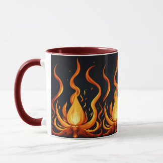 Taza "Flame Burst Art Mug"