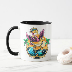 Taza Flamenco de diversión de verano