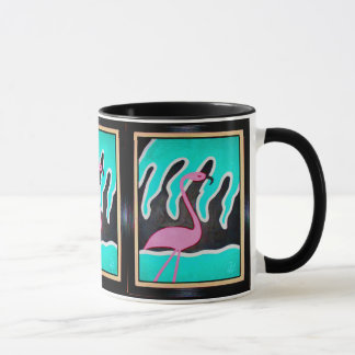 Taza Flamencos del art déco