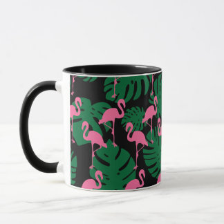 Taza Flamencos del patrón de la jungla