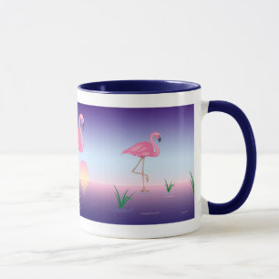 Taza Flamencos rosados