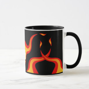 Taza flaming_soccer_ball - 2