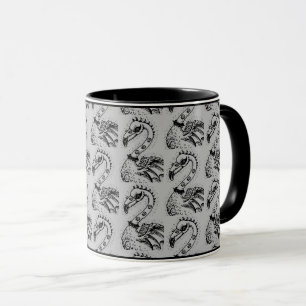 Taza FLAMINGO DE ROCKER DE PUNK DE gótico, HERRAMIENTAS